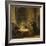 Les pèlerins d'Emmaüs-Rembrandt van Rijn-Framed Giclee Print