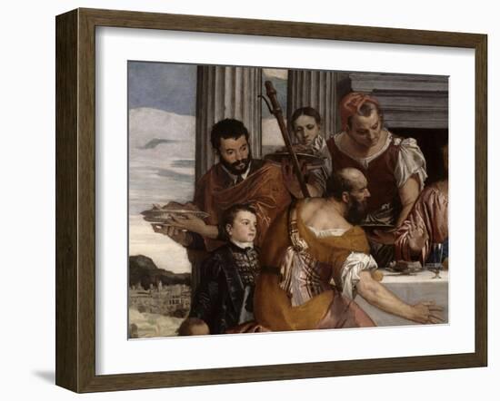 Les Pèlerins d'Emmaüs-Paolo Véronèse-Framed Giclee Print