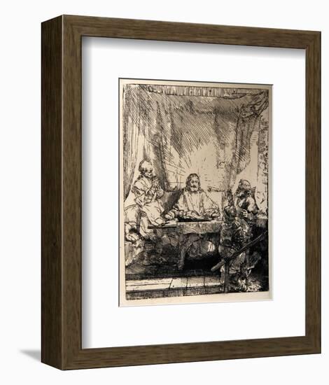 Les Pelerins d'Emmaus (B87)-Amand Durand-Framed Collectable Print