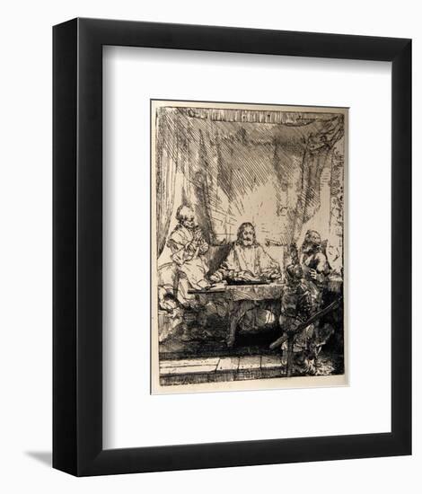 Les Pelerins d'Emmaus (B87)-Amand Durand-Framed Collectable Print