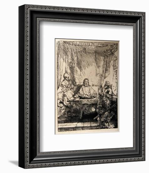 Les Pelerins d'Emmaus (B87)-Amand Durand-Framed Collectable Print