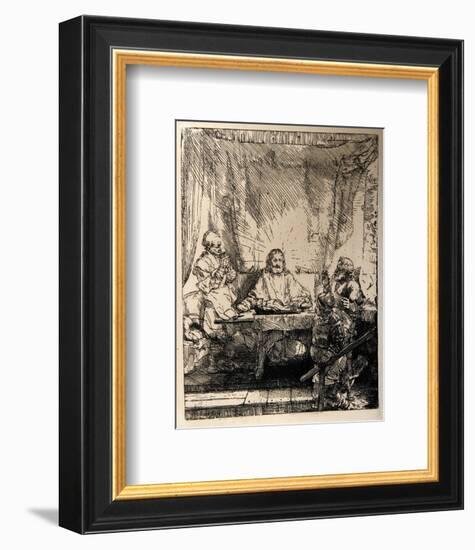 Les Pelerins d'Emmaus (B87)-Amand Durand-Framed Collectable Print