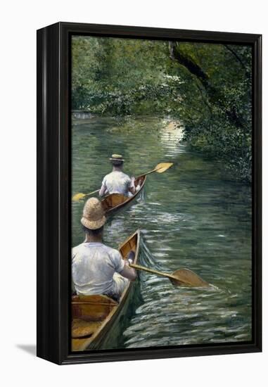 Les Périssoires-Gustave Caillebotte-Framed Premier Image Canvas