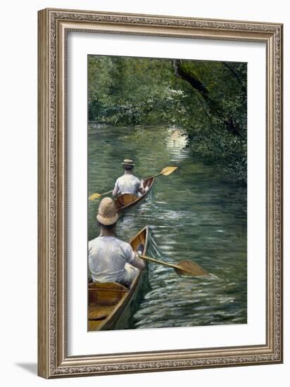 Les Périssoires-Gustave Caillebotte-Framed Giclee Print