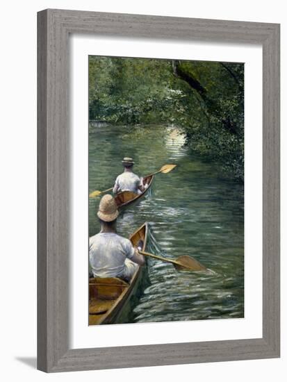 Les Périssoires-Gustave Caillebotte-Framed Giclee Print