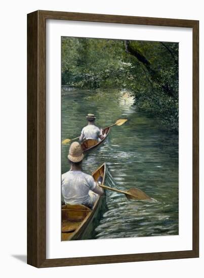 Les Périssoires-Gustave Caillebotte-Framed Giclee Print