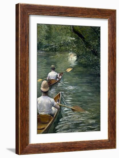 Les Périssoires-Gustave Caillebotte-Framed Giclee Print