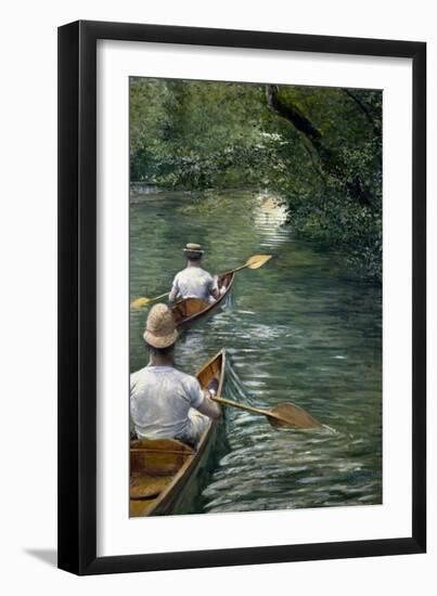 Les Périssoires-Gustave Caillebotte-Framed Giclee Print