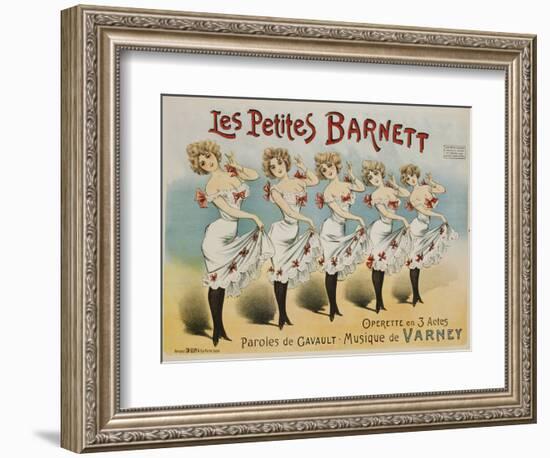 Les Petites Barnett Poster-null-Framed Giclee Print