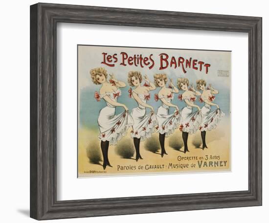 Les Petites Barnett Poster-null-Framed Giclee Print