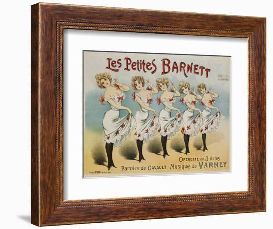 Les Petites Barnett Poster-null-Framed Giclee Print