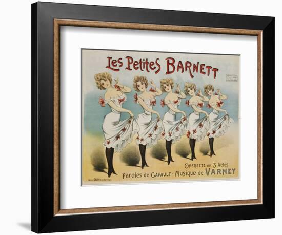 Les Petites Barnett Poster-null-Framed Giclee Print