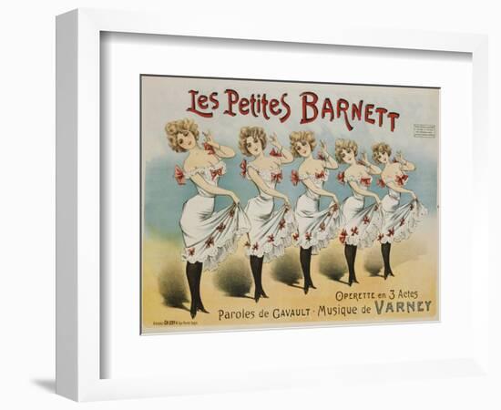 Les Petites Barnett Poster-null-Framed Giclee Print