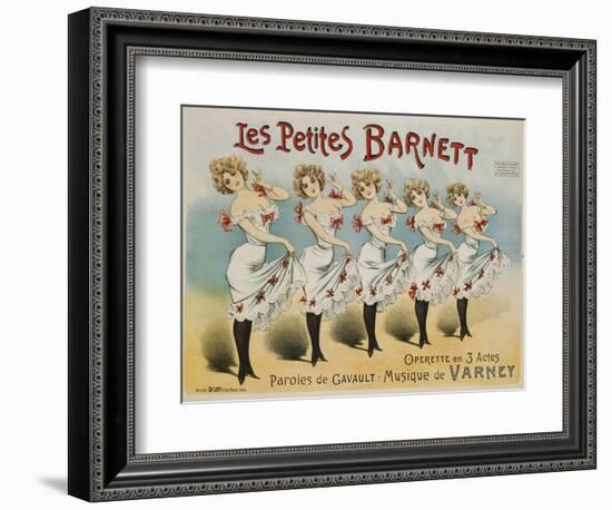 Les Petites Barnett Poster-null-Framed Giclee Print