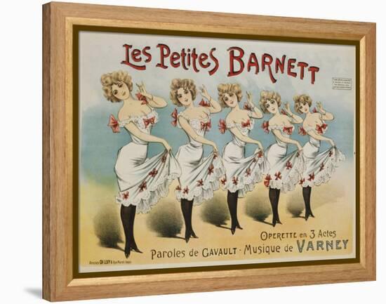 Les Petites Barnett Poster-null-Framed Premier Image Canvas