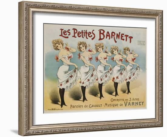 Les Petites Barnett Poster-null-Framed Giclee Print