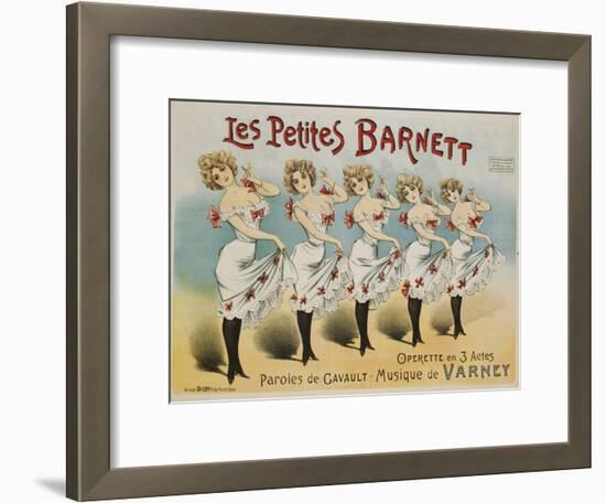 Les Petites Barnett Poster-null-Framed Giclee Print