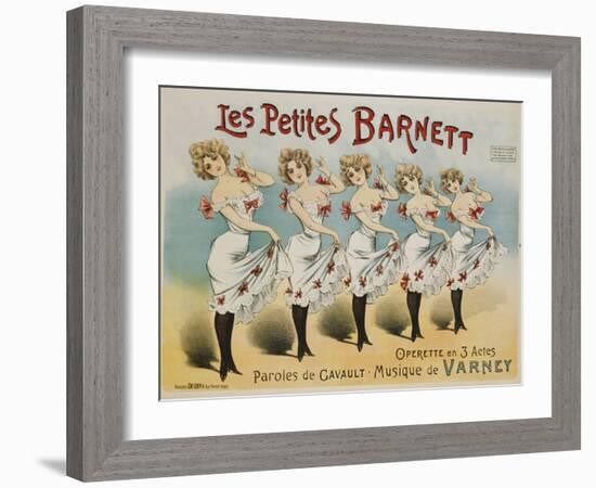 Les Petites Barnett Poster-null-Framed Giclee Print