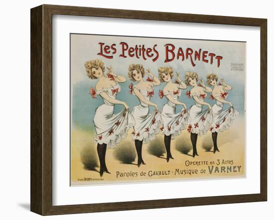 Les Petites Barnett Poster-null-Framed Giclee Print