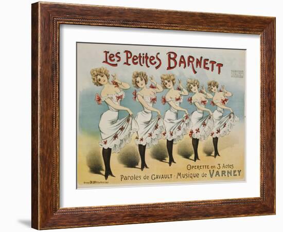 Les Petites Barnett Poster-null-Framed Giclee Print