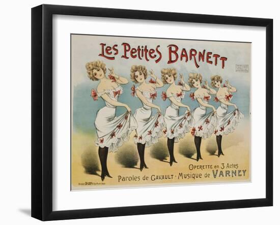 Les Petites Barnett Poster-null-Framed Giclee Print