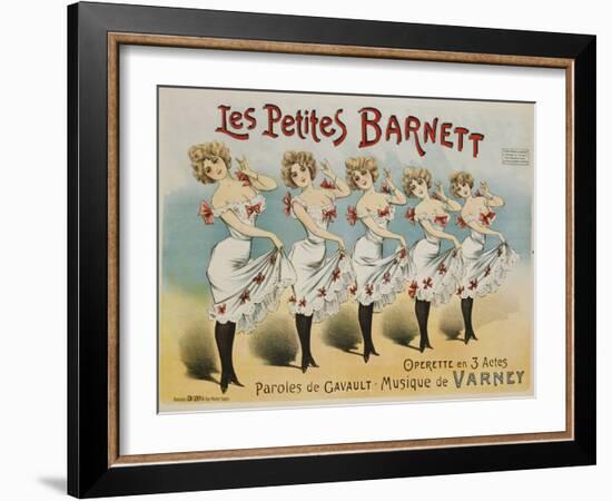 Les Petites Barnett Poster-null-Framed Giclee Print