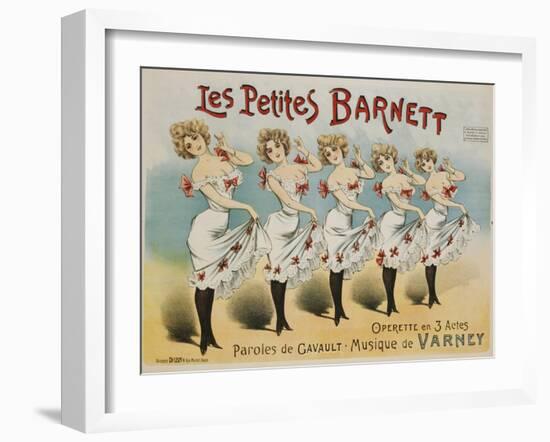 Les Petites Barnett Poster-null-Framed Giclee Print