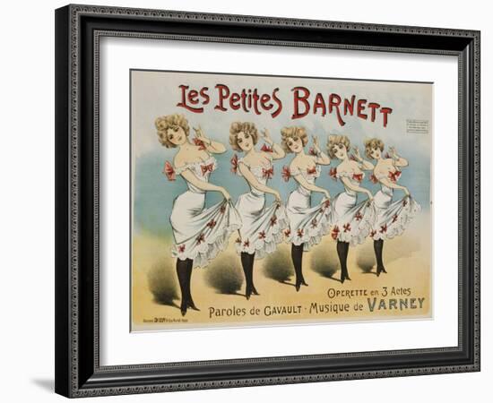 Les Petites Barnett Poster-null-Framed Giclee Print