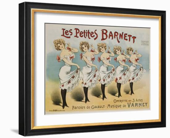 Les Petites Barnett Poster-null-Framed Giclee Print