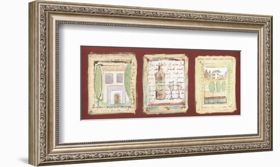 Les petites maisons de Provence-Jane Claire-Framed Art Print