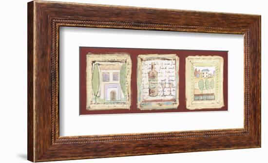 Les petites maisons de Provence-Jane Claire-Framed Art Print