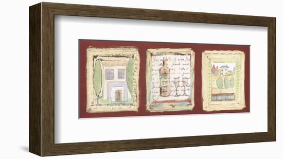 Les petites maisons de Provence-Jane Claire-Framed Art Print