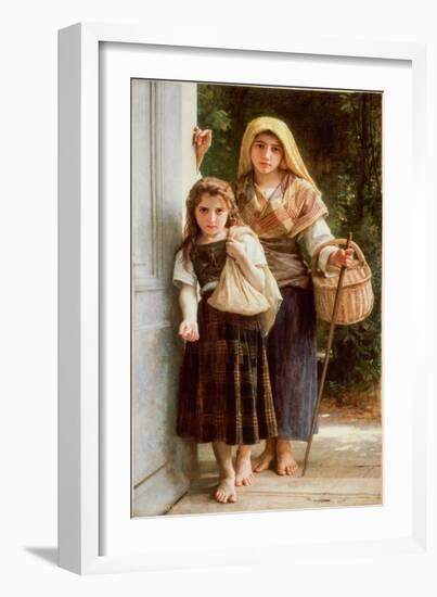 Les Petites Mendicants (The Little Beggars), 1890 (Oil on Canvas)-William-Adolphe Bouguereau-Framed Giclee Print