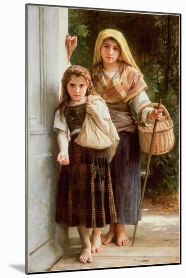 Les Petites Mendicants (The Little Beggars), 1890 (Oil on Canvas)-William-Adolphe Bouguereau-Mounted Giclee Print
