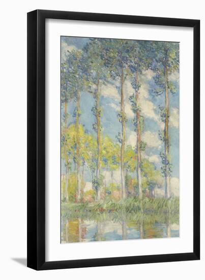 Les Peupliers, 1891-Claude Monet-Framed Giclee Print