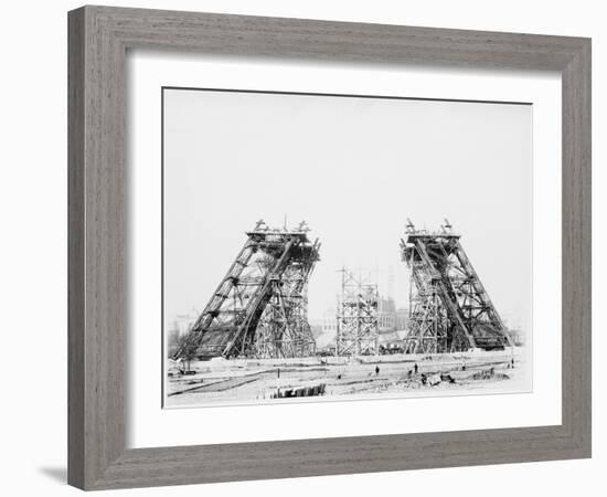 Les piliers de la Tour-Louis-Emile Durandelle-Framed Giclee Print