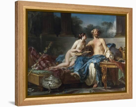 Les Plaisirs D'anacreon (550-464 Avant Jc) - the Pleasures of Anacreon - Restout, Jean-Bernard (173-Jean Bernard Restout-Framed Premier Image Canvas