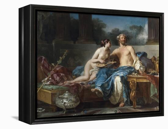 Les Plaisirs D'anacreon (550-464 Avant Jc) - the Pleasures of Anacreon - Restout, Jean-Bernard (173-Jean Bernard Restout-Framed Premier Image Canvas