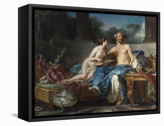 Les Plaisirs D'anacreon (550-464 Avant Jc) - the Pleasures of Anacreon - Restout, Jean-Bernard (173-Jean Bernard Restout-Framed Premier Image Canvas