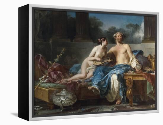 Les Plaisirs D'anacreon (550-464 Avant Jc) - the Pleasures of Anacreon - Restout, Jean-Bernard (173-Jean Bernard Restout-Framed Premier Image Canvas