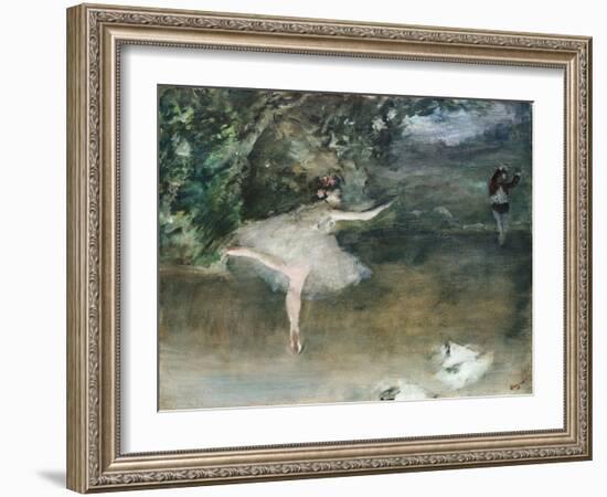 Les Pointes, Circa 1877-78-Edgar Degas-Framed Giclee Print