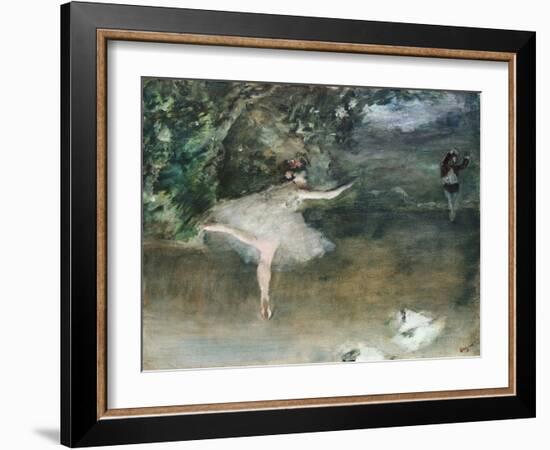 Les Pointes, Circa 1877-78-Edgar Degas-Framed Giclee Print