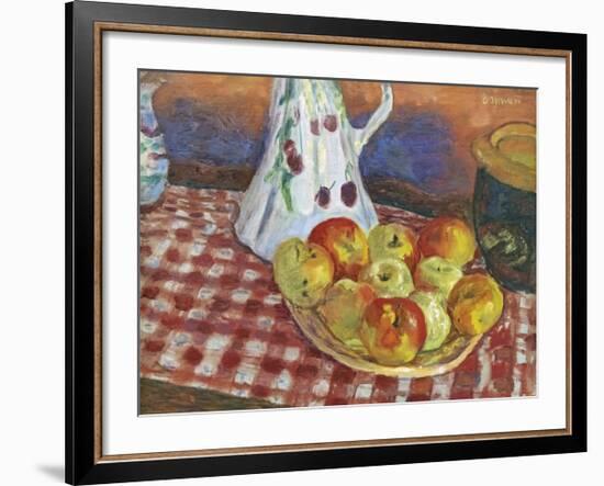 Les Pommes Rouges Et Jaunes-Pierre Bonnard-Framed Premium Giclee Print