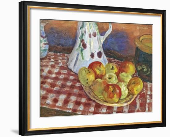 Les Pommes Rouges Et Jaunes-Pierre Bonnard-Framed Premium Giclee Print