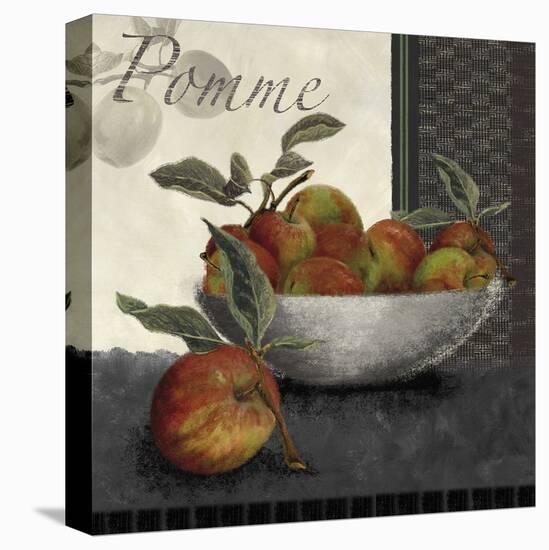 Les Pommes-Linda Wood-Framed Stretched Canvas
