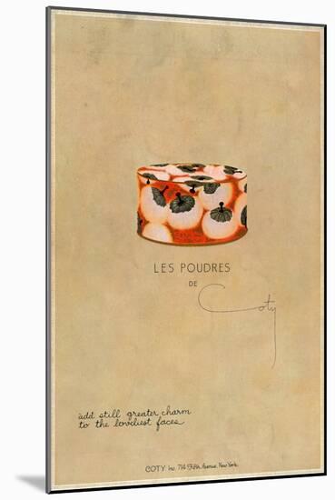 'Les Poudres de Coty', c1923, (1923)-Unknown-Mounted Giclee Print