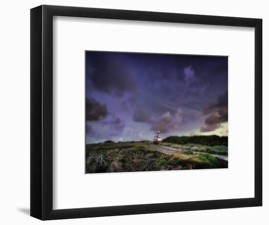 Les Poulains Lighthouse-Philippe Manguin-Framed Photographic Print