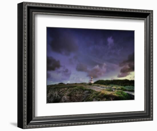 Les Poulains Lighthouse-Philippe Manguin-Framed Photographic Print