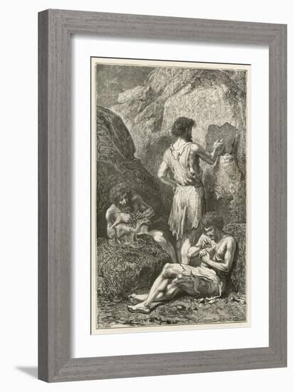 Les Precurseurs De Raphael Et De Michel-Ange-Emile Antoine Bayard-Framed Giclee Print