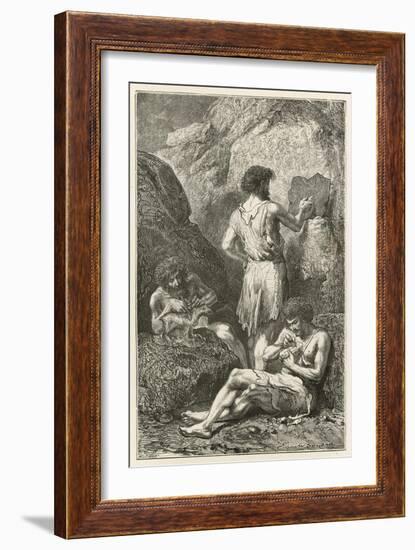 Les Precurseurs De Raphael Et De Michel-Ange-Emile Antoine Bayard-Framed Giclee Print